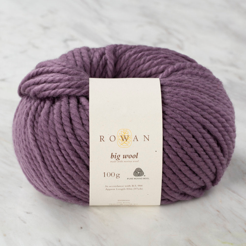 Rowan Big Wool Mor El Örgü İpi - 00085